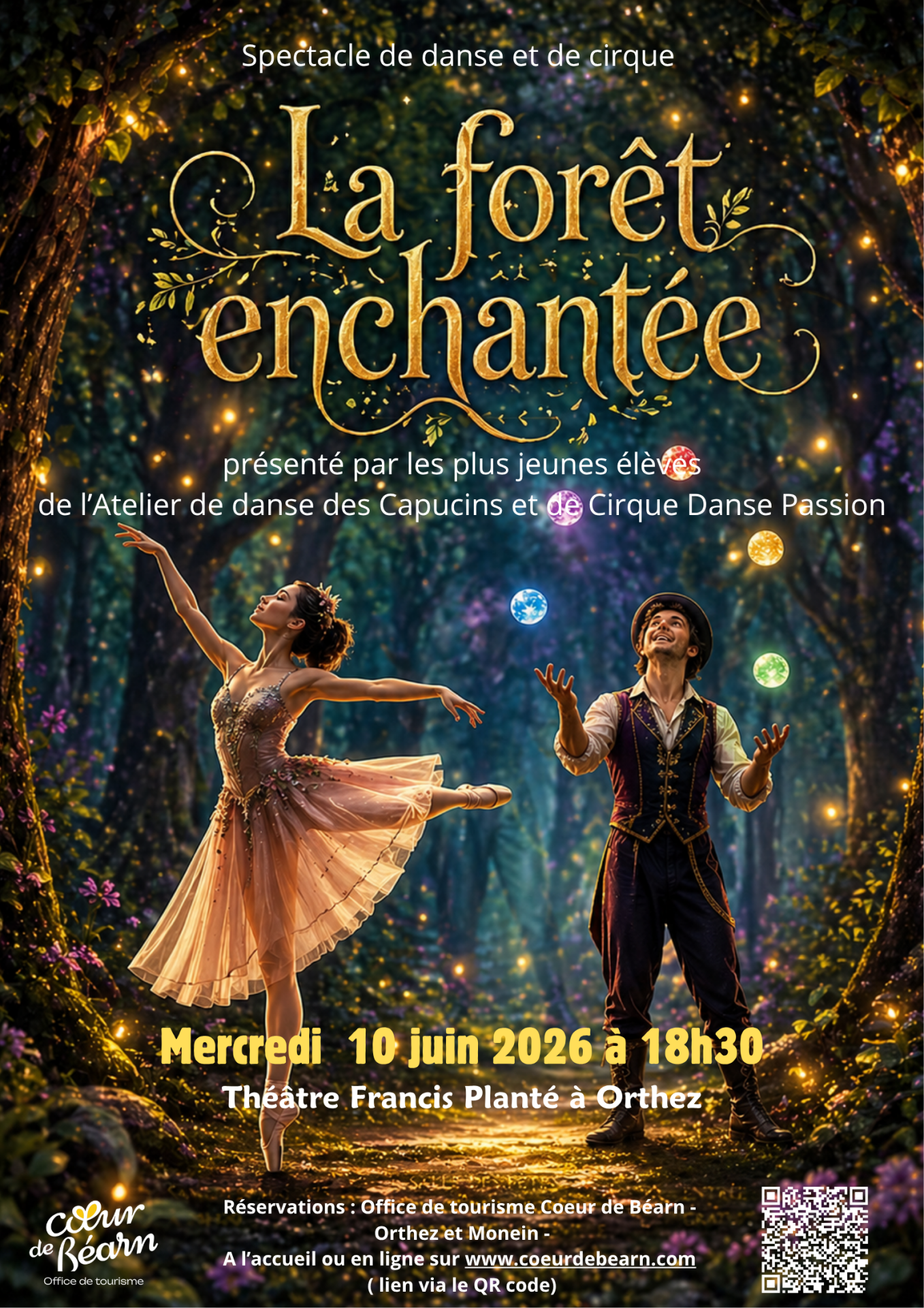 The affiche la foret qr code