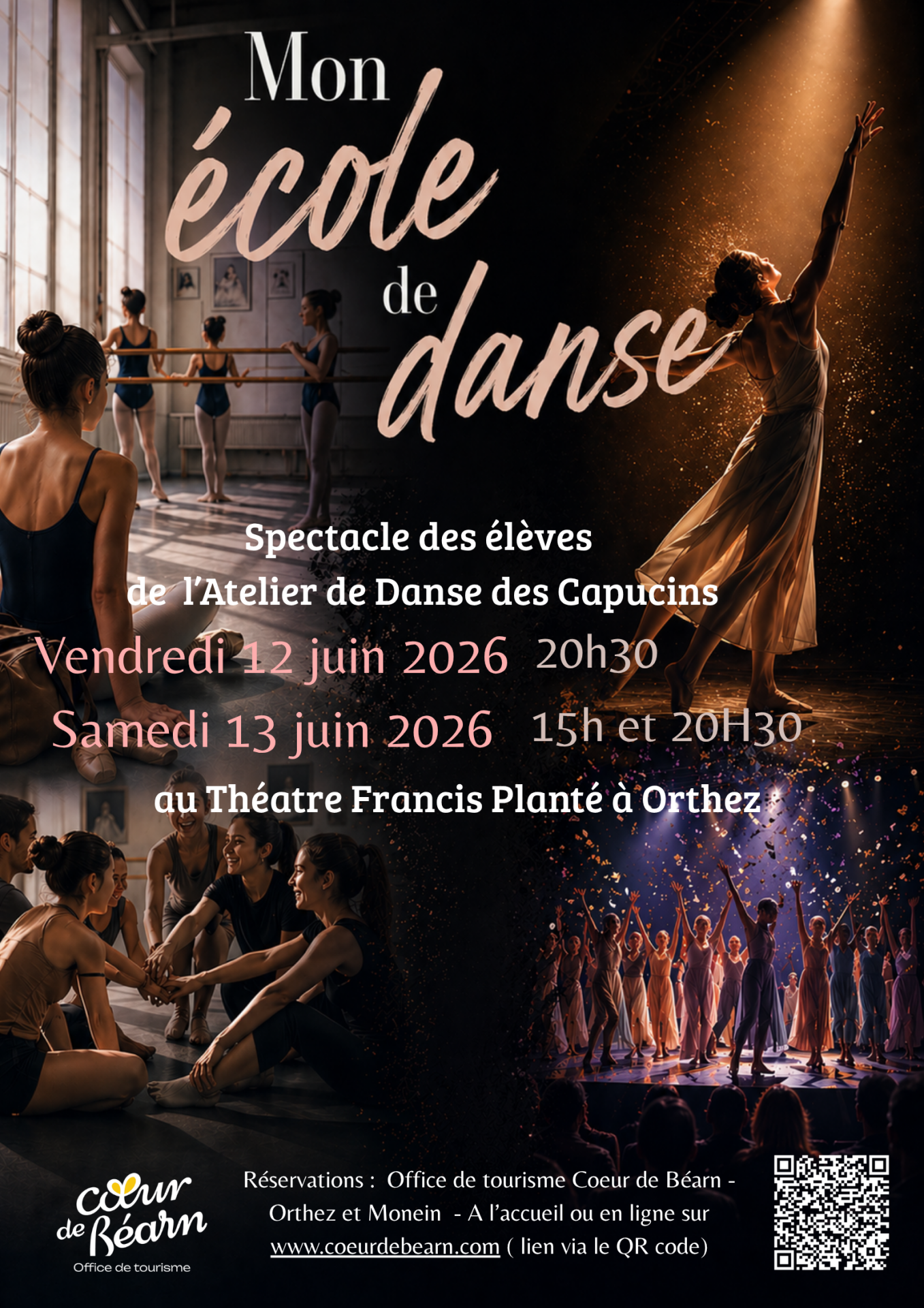 The affiche mon ecole qrcode